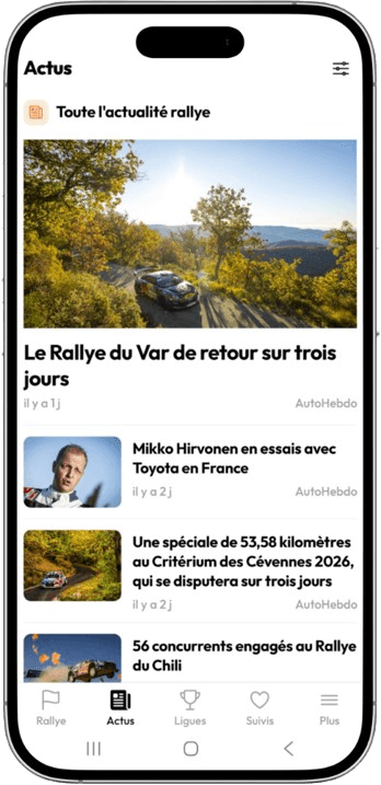 Actualités rallye dans Rally-Track