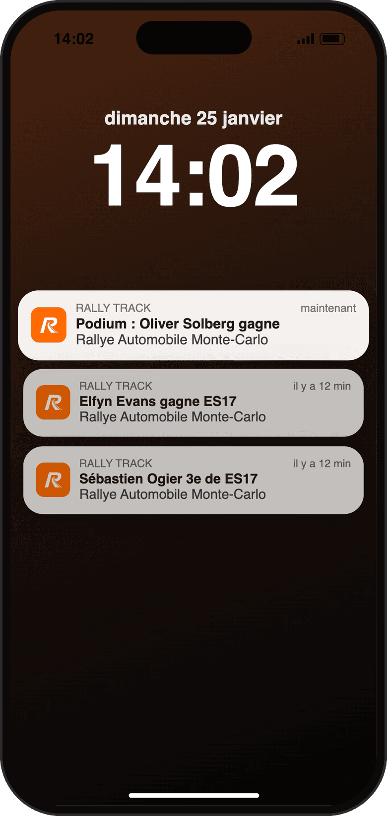 Notifications de scratch sur l’écran verrouillé